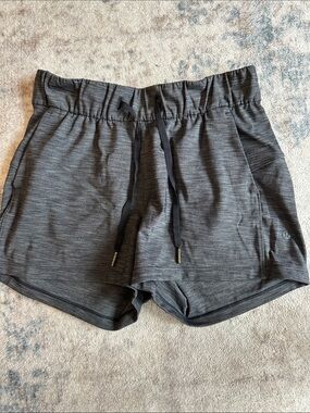 lululemon athletica Charcoal Gray Athletic Drawstring Women's Shorts